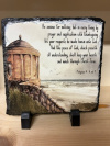 Scripture Slate - Be Anxious for Nothing Mussenden Temple comes with stand 